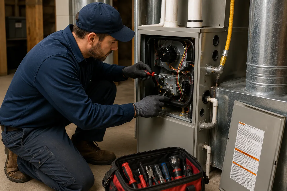 Residential furnace service equipment